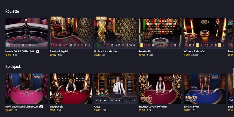 Roulette được anh em yêu thích tại 69VN