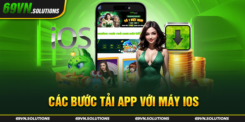 Các bước tải app với máy ios