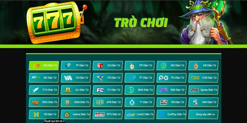 Hệ thống trò chơi bắt trend cực nhanh